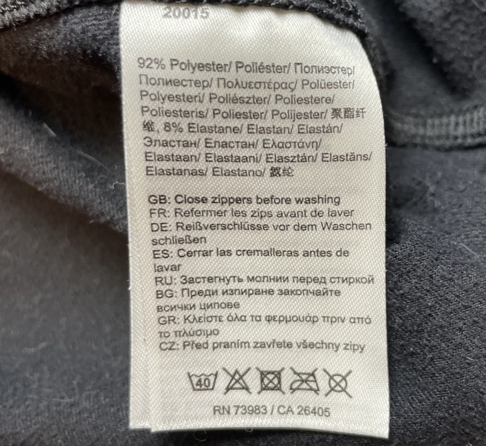 Pullover Helly Hansen Heavenly Para Hombres M Negro 1/4 Cremallera Bordado Rendimiento Esquí Foto 4 de 4