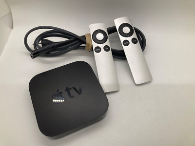 Apple A1469 TV 3rd Gen 2013 HD 1080p HDMI WiFi (pre-owned) w/ 2 remote ctrl