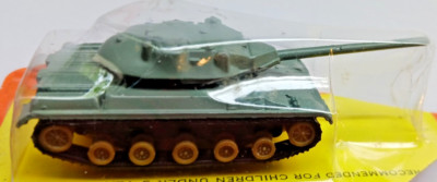 AMX 30 French Tank 1970's Vintage 3'' Long HONG KONG Die Cast, New in Cut Package