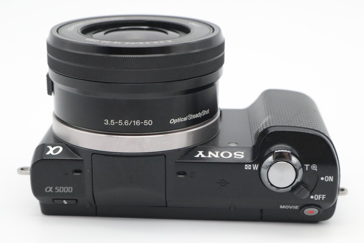 Sony Alpha A5000 ILCE-5000 + 16-50mm Lens Exc+5 Shutter 3k Low Use
