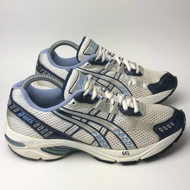 Asics Athletic Shoes Women's 7.5 White Blue Duomax Low Top Slip On eBay