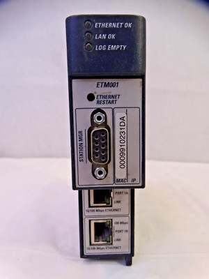 GE FANUC IC695ETM001-EH RX3i Ethernet Module ~ For Parts/ Repair