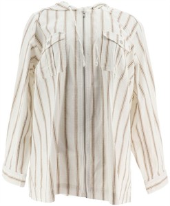 jaqueta em sarja com capuz