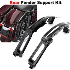 Rear Fender Support Bracket Kit For Harley Touring Road Glide 14-25 Gloss Black