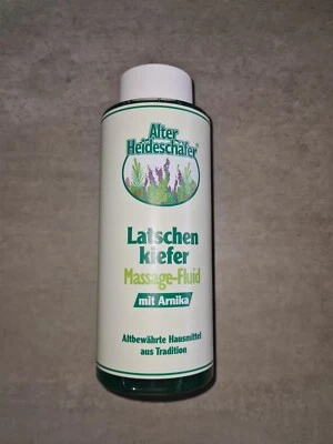 5x Alter Heideschäfer® Latschenkiefer Massage-Fluid mit Arnika a´0,5l
