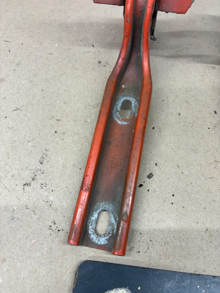 1979-1993 FORD MUSTANG MERCURY CAPRI FACTORY HOOD HINGES PAIR SET OEM SWING ARMS - Image 2 of 4