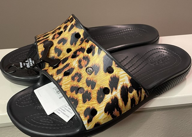 animal print slides