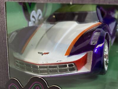 ミニカー The Joker 2009 Chevy Corvette Stingray DC Comics Diecast Collectible Toy: 1:24 2009 Chevy Corvette