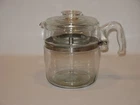 Vintage Pyrex Glass 9 Cup Flameware Coffee Pot - 7759-B - Complete - Nice!