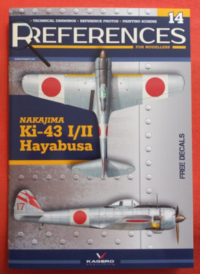Kagero References 14, NAKAJIMA Ki-43 I/II HAYABUSA & Decals