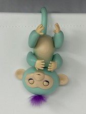 Fingerlings Interactive Baby Monkey Zoe Teal Monkey Turquoise 5  