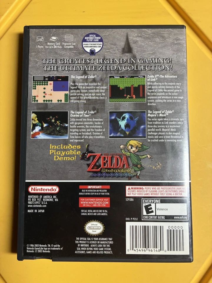 The Legend of Zelda Edición Coleccionista GameCube PROBADO Envío Gratis Foto 2 de 4