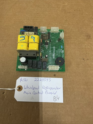 #ad 2223443 Whirlpool Refrigerator Main Control Board. Tested 60 Day Warranty $85.00
