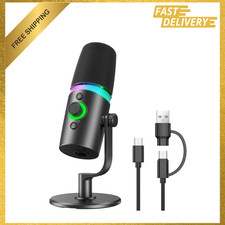 Dynamic Microphone for Gaming Streaming Podcast Recording USB XLR Microphone Kit