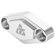 Tusk Parking Brake Block Off Plate Polished For Suzuki LT-R 450 QUADRACER