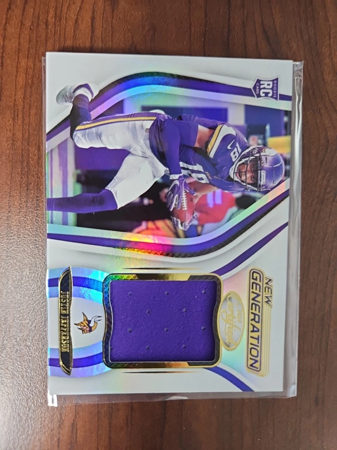 Justin Jefferson Panini Certified New Generation Jerseys #16 Mirror Blue