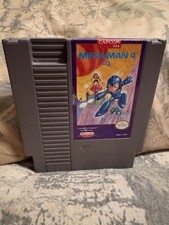 Mega Man 4 NES, Game Cart Only, CAPCOM, 1991, NA/US Version, Tested, Case Damage