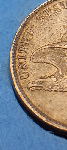 * 1858 SL * PRISTINE+ GEM BU MS FLYING EAGLE CENT * FROM ORIGINAL COLLECTION - Picture 4 of 11