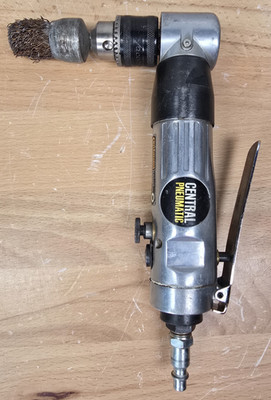 Central Pneumatic 3/8'' Reversible Air Angle Drill  (67474) - FREE SHIPPING