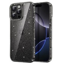 JETech Glitter Case for iPhone 16 Pro, Black ...