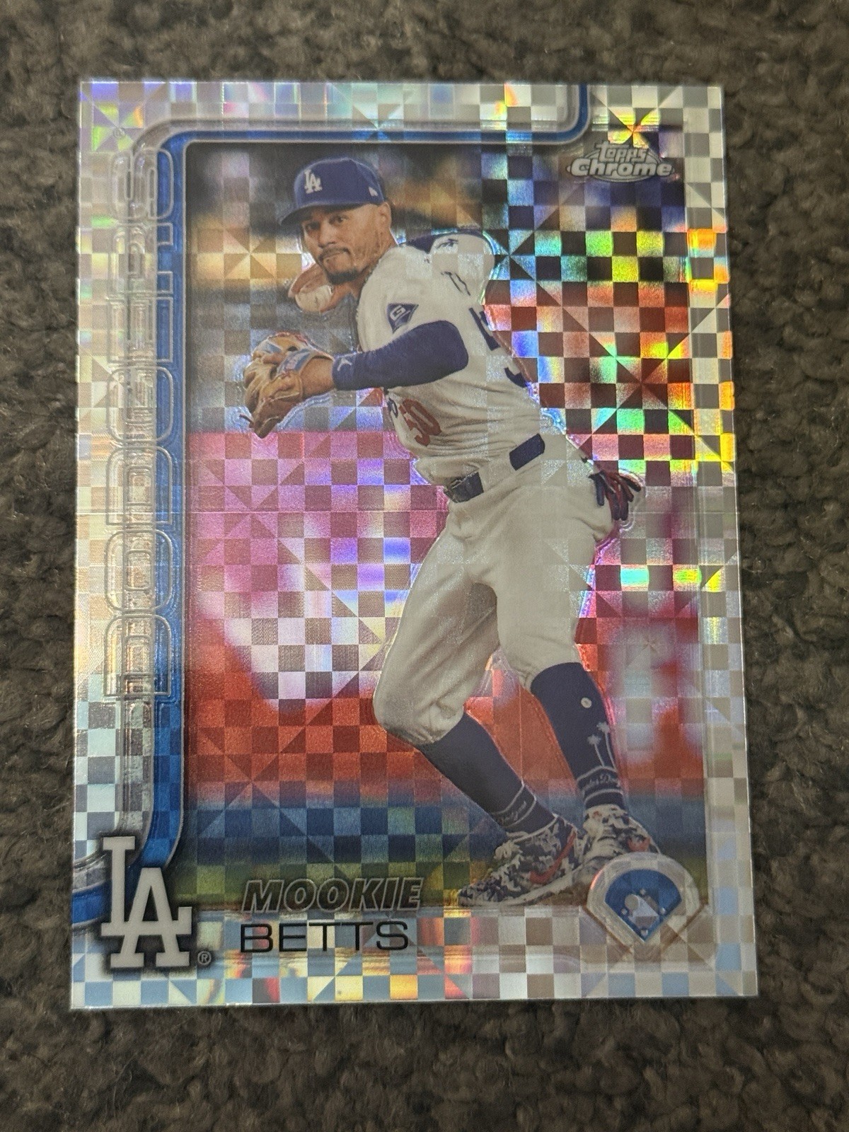 2025 Topps Chrome - Mookie Betts #50 X-Fractor