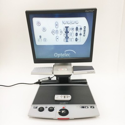 Optelec ClearView+ High-Definition Desktop Video Lupe mit Netzteil