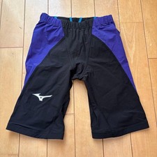 Mizuno Competitive Swimsuit XS Black/Purple Striped