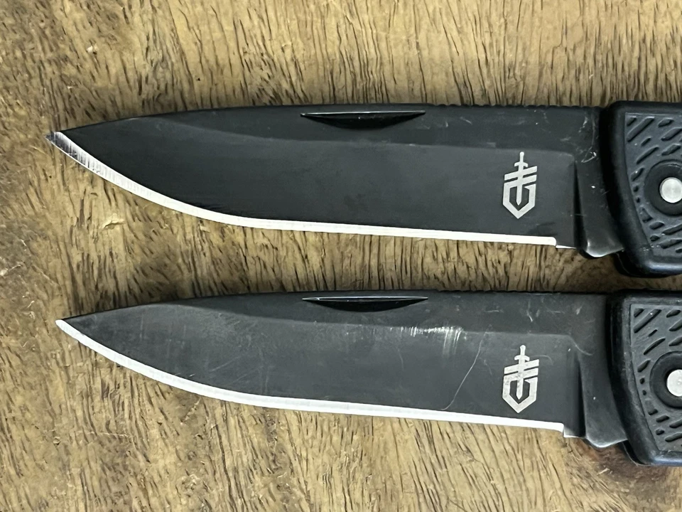 Gerber US1 Pocket Knife Lockback Plain Blade USA (Lot Of 2) - Image 4 of 4