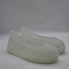 UGG CLEAR WATERPROOF RUBBER RAIN BOOT GUARD GALOSH, WOMEN 6-8.