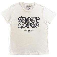 Image of Snoop Dogg T-Shirt: Lettering Mash Up (White) OFFICIAL NEW