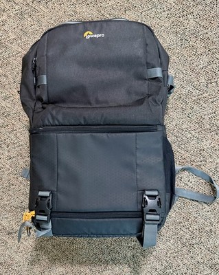 Lowepro Fastpack 250 Camera Backpack Black Laptop Sleeve Side Access Excellent 