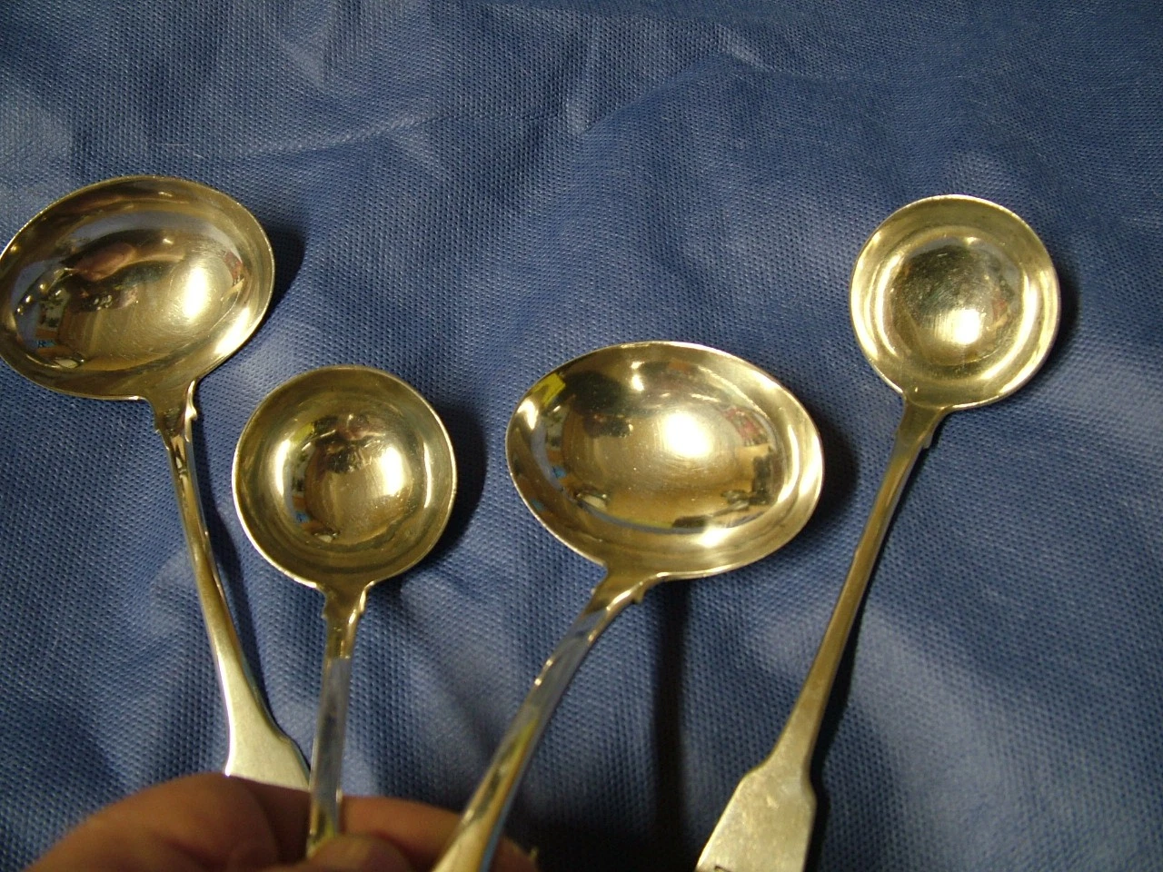 Antique Irish Sterling Silver Serving Ladles + Sauce Ladles - S&G - Dublin 1825
Opens in a new windo