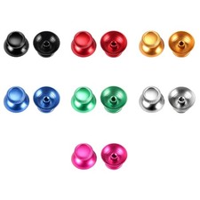 2Pcs Metal Thumbstick Cap Aluminum Thumbsticks Analogue for P4/P5/XB One