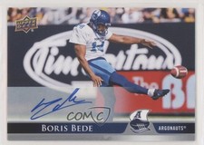 2021 Upper Deck CFL Auto Boris Bede #71 Auto 0qi2