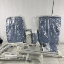 VivaComfort Blue Bariatric Phlebotomy  Adjustable Armrest, Blood Draw Chair