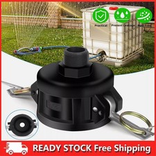 275 330Gallon IBC Tote Water Tank Drain Adapter 2"Cam Lock for Garden Hose 3/4''