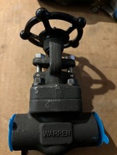 Warren 3/4” 851-T Threaded Gate Valve Forge Carbon Body 800 # fast shipping .