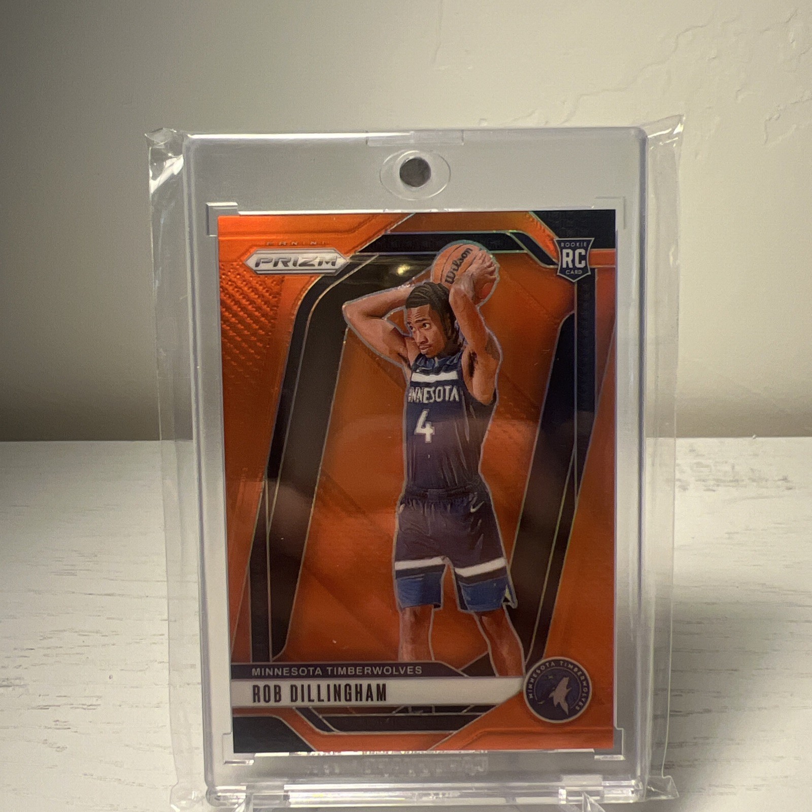 2024-25 Panini Prizm Orange Prizm /49 Rob Dillingham #250 Rookie RC