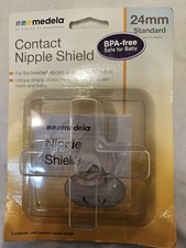 Medela Contact Nipple Shield 24mm Breastfeeding Help for Latch-On Difficulties