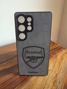 Arsenal Samsung S25 Ultra - Luxe - Étui téléphonique en cuir d'agneau