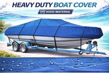 BLUE BOAT COVER FOR M.F.G ROYAL GYPSY 17 O/B 1977