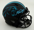 SAM DARNOLD SIGNED/AUTOGRAPHED CAROLINA PANTHERS ECLIPSE SPEED MINI HELMET - BAS