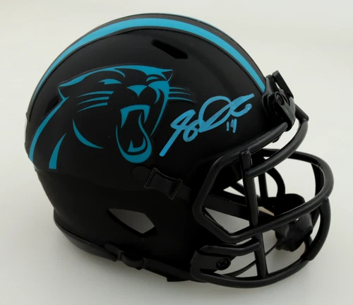 SAM DARNOLD SIGNED/AUTOGRAPHED CAROLINA PANTHERS ECLIPSE SPEED MINI HELMET - BAS
