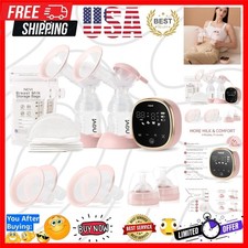 Electric Breast Pump 8782, Portable Hospital-Grade Double Pump with 4 Modes ...