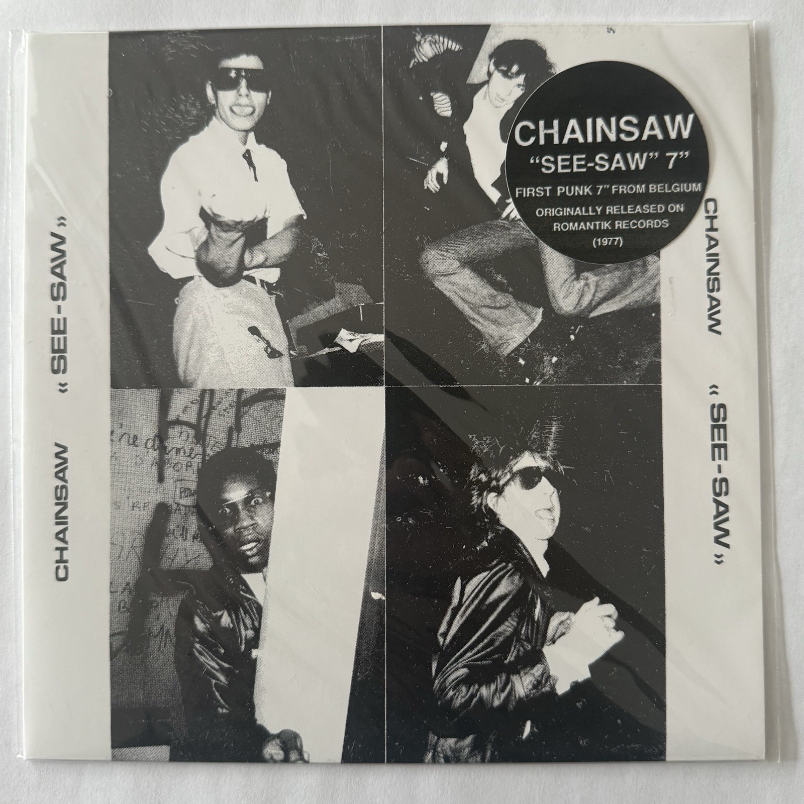 Chainsaw ‎– See Saw 7" EP Punk Rock 45 KBD Vinyl 45rpm Belgian NM OOP