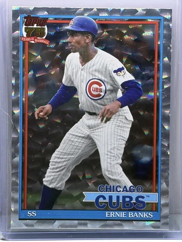 2026 Topps Series 2 Ernie Banks Crackle Foil (RAW)