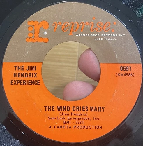 RARE Rock & Pop Psych 45 JIMI HENDRIX EXPERIENCE Purple Haze REPRISE