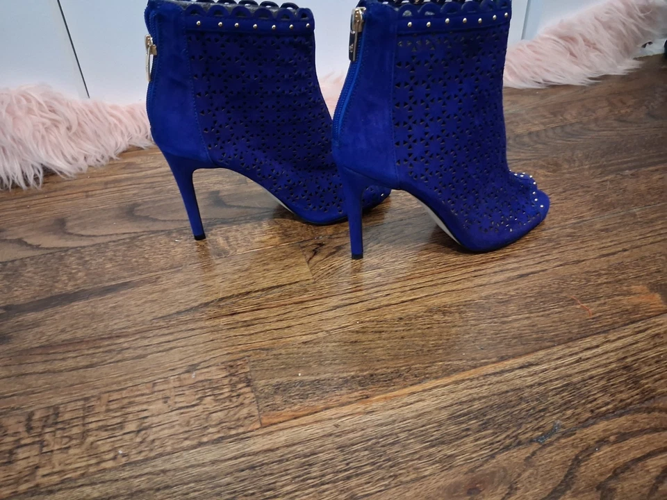 Botines de gamuza azul 6,5 Foto 4 de 4