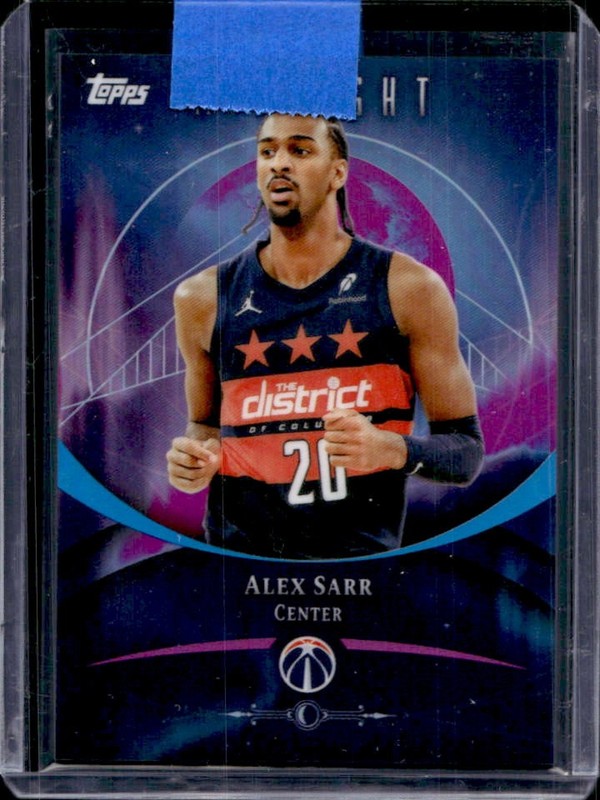2025-26 Topps Midnight Alex Sarr Zodiac #26 Wizards