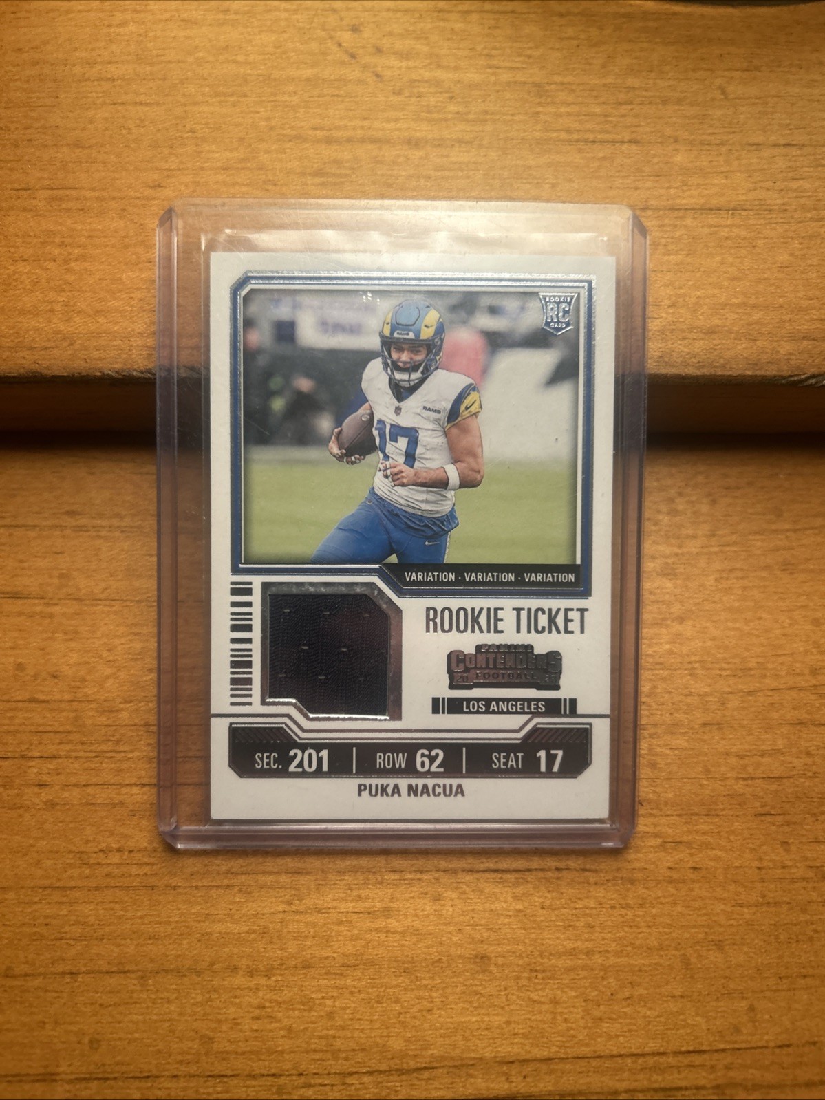 2023 Panini Contenders - Rookie Ticket Swatches Puka Nacua #TS13V Variations...